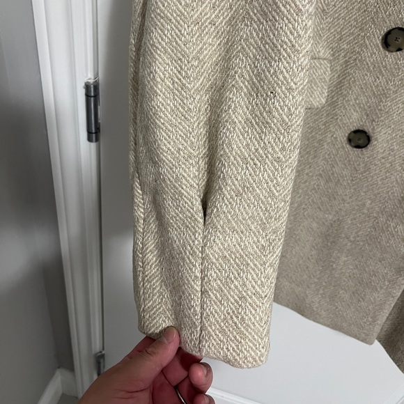 NWT - Mango Women’s Double Breasted Wool Blended Coat - Size M - Picture 8 of 15